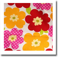 ウニッコ風北欧花柄ポーチ